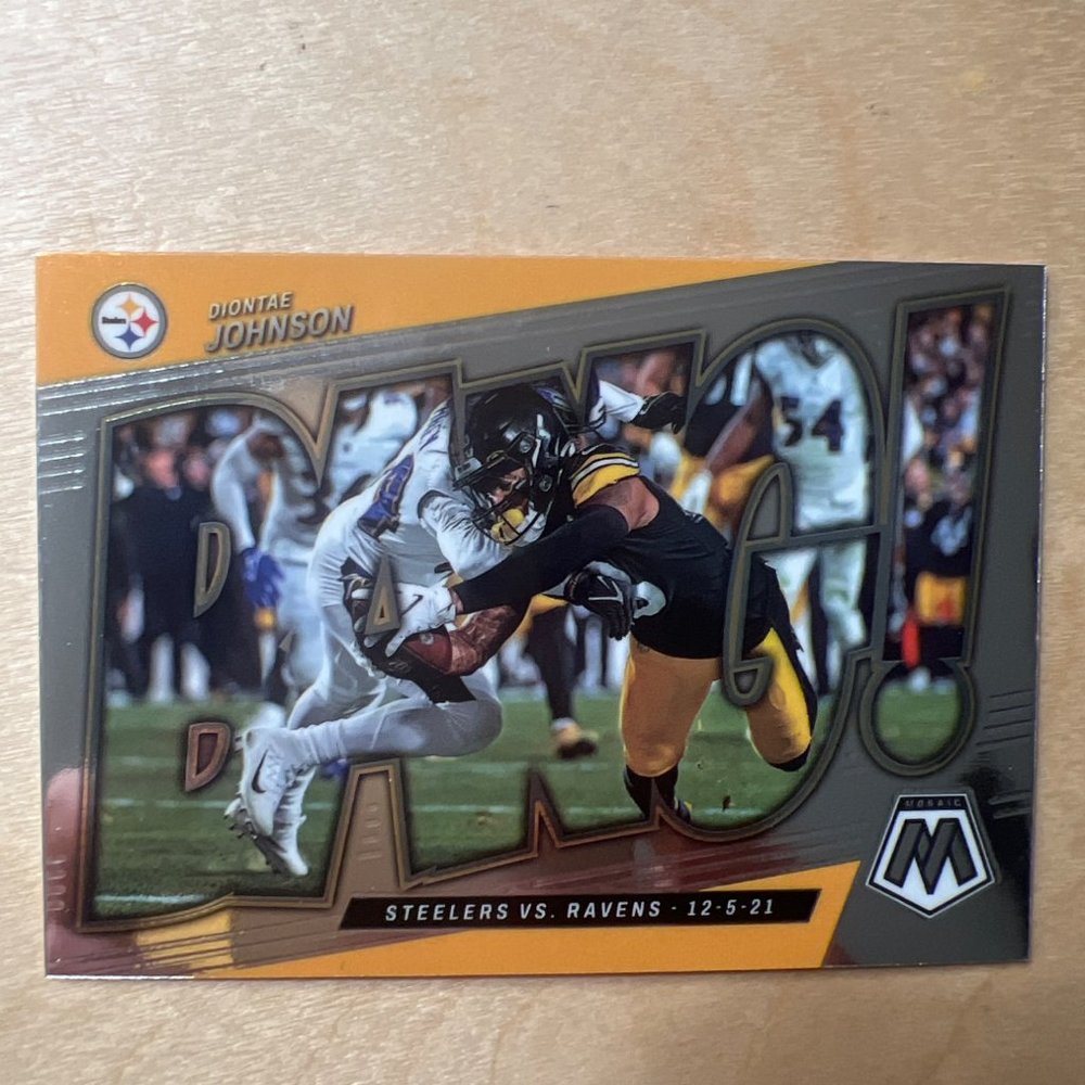 2022 Mosaic Bang no b6 DIONTAE JOHNSON Pittsburgh Steelers